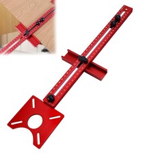 Gabarit de fraisage pour défonceuse réglable en aluminium - Rayon de 90 mm à ...