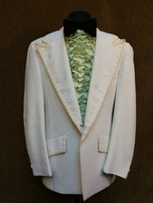 1970s white tux formal jacket