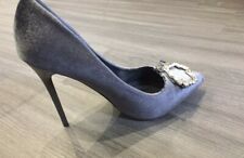 Escarpins velours gris  -