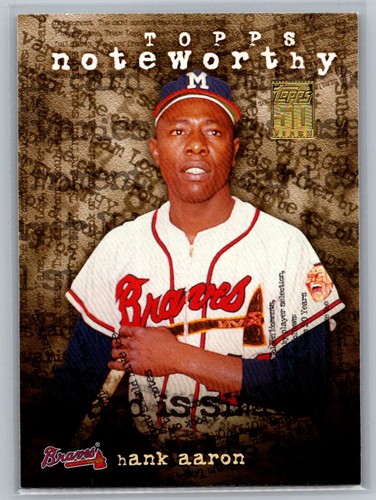 2001 topps tn44 - 2001, aaron
