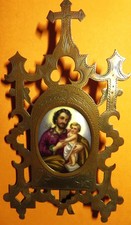 RELIQUAIRE ancien Saint JOSEPH