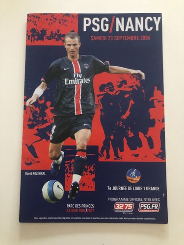 Programme paris psg - programme,