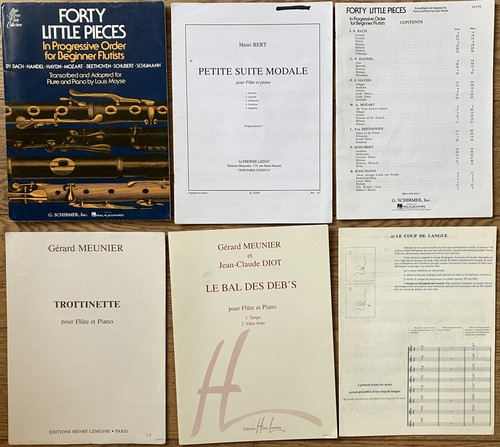 Lot partitions flute - partitions, et