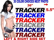 TRACKER BOAT DECALS DECAL HULL