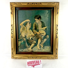 ➜Grand tableau impression enfants garçons de Bartolomé Esteban Murillo encadré