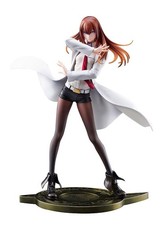 Steins Gate Statue Pvc 1/7 Kurisu Makise (Style Cape De Laboratoire) 22 Cm Vague