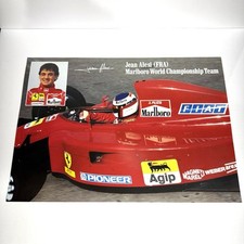 FERRARI JEAN ALESI / original poster / 42x30 cm / Formula 1 F1