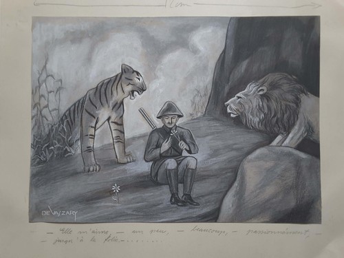 Dessin original signé - , gabor