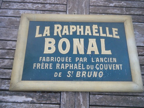 Tôle publicitaire ancienne - tôle,