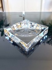 Vide-poche en cristal signé