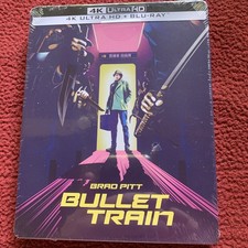 Bullet Train 4K Ultra HD Blu-Ray Édition limitée collector boîtier SteelBook