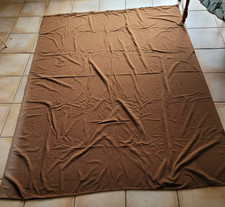 LINGE ANCIEN : VINTAGE  COUPON TISSU GAUFFRE NID D'ABEILLE 147 X 194 CM