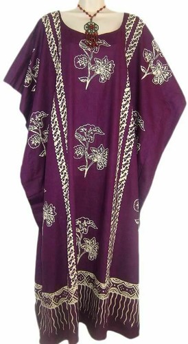 Robe kaftan coton - robe,