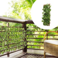  Clôture d'intimité des feuilles artificielles fausses fascières écran de