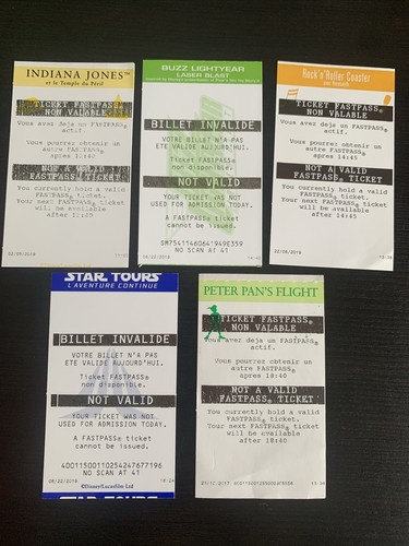 Lot tickets fastpass non - 5,