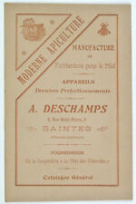 Catalogue MATERIEL d'APICULTURE, A. DESCHAMPS à Saintes
