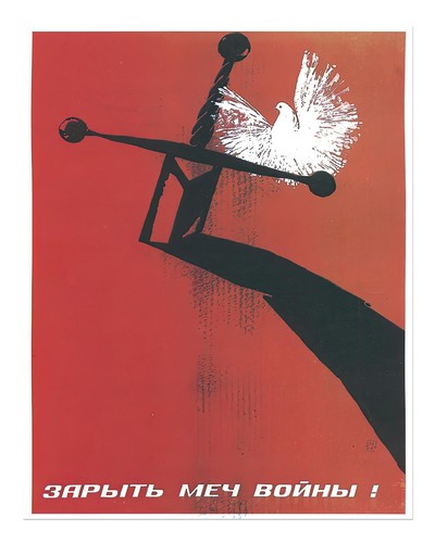 Affiche épée colombe