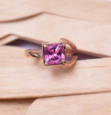 Naturel Rose Rubis Coussin 925