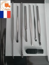 Kit Cure oreille 8 pièces acier inoxidable anti-déchet à vie
