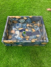 Lavabo En Agate Bleue 18"x12"