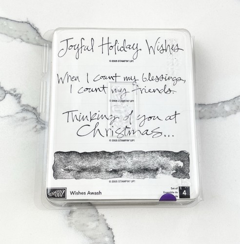 Stampin wishes awash - stampin,