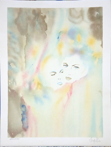 Chapelier lithographie - chapelier,,