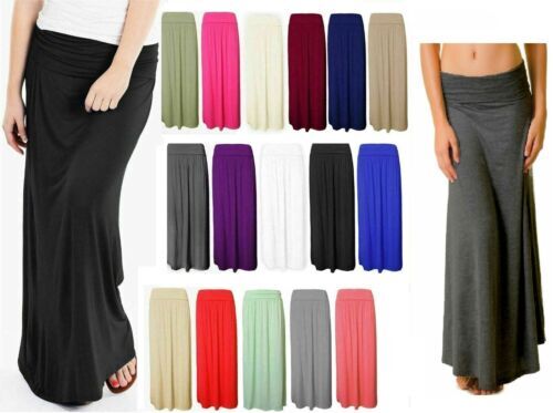 Femmes jupe maxi - maxi, pli