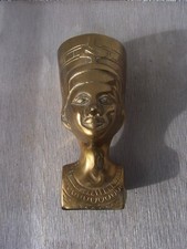BUSTE EN LAITON NEFERTITI