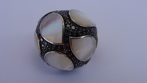 9grs grosse bague argent - grosse,