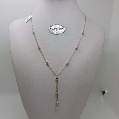 Collier femme jaune blanc - or, jaune,