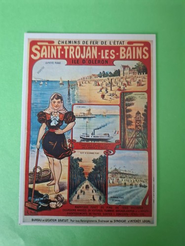 Carte postale chemin fer - postale,
