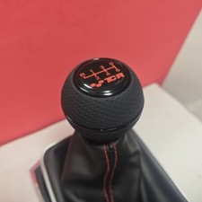 BLACK LEATHER 6G TCR GEAR KNOB