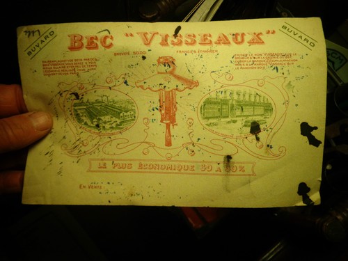 Ancien buvard bec visseaux - buvard,