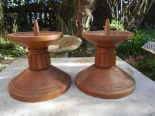 2 ancien pique cierge art