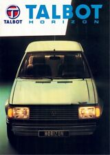 Catalogue brochure Talbot Horizon 09/1981 Pays Bas / Nederland
