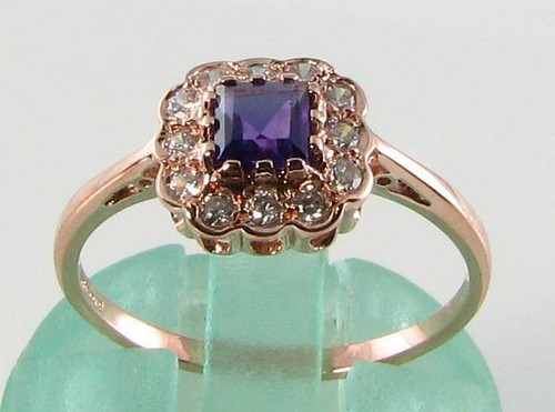 Bague anneau halo diamant - anneau,