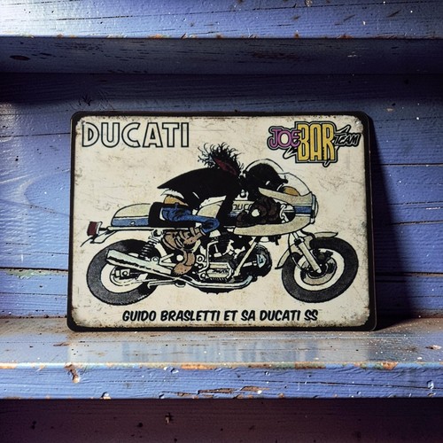 Plaque métal vintage joe - métal, bar