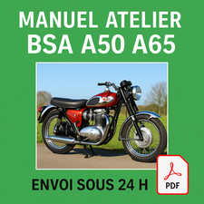 Manuel Atelier BSA A50 et A65