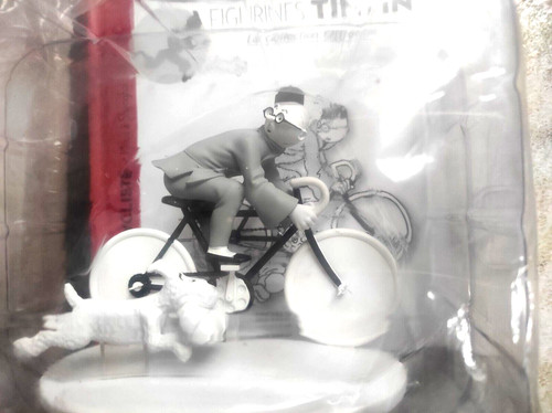 Figurine tintin cycliste - tintin, et