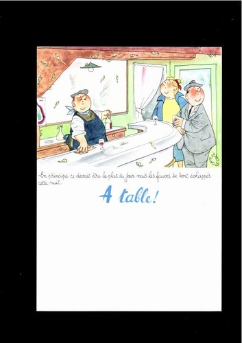 Menu illustré par jean - jean, bellus