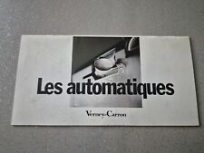 Catalogue Publicitaire VERNEY-CARRON Les Automatiques Fusils De Chasse