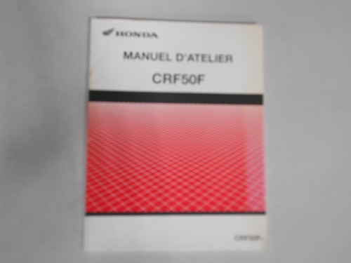 Manuel atelier crf50f crf - d'atelier,