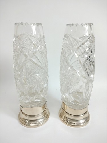 Paire vases pots de - de, ou
