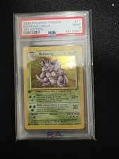 Nidoking HOLO WIZARD  SET DE BASE  11/102 ED 1 FR PSA 9