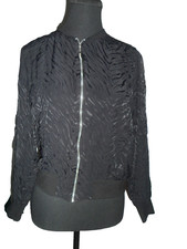 SINEQUANONE: GILET NOIR IRISE ZIPPE VSCOSE DOUBLE TAILLE 36 PETIT 38 TBE!!!