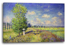 Toile/Cadres Claude Monet - Champ de coquelicot en été