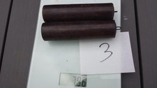 3/ Ancienne paire de poids cylindriques de poids total 800 g pour coucou.