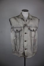 Levi'S Veste Sans Manches En Jean Coton Pour Homme XL Vintage