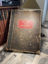 Livre ancien images atlas de l'histoire du monde 1881 panneaux illustration RARE