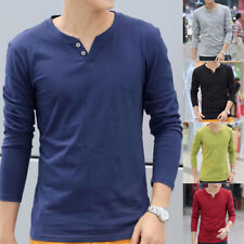 T-Shirt Uni À Manches Longues